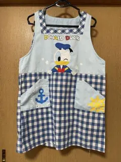 ドナルドダック 保育士エプロン
