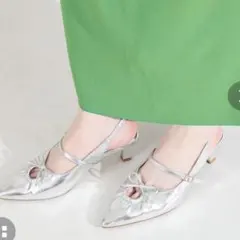 オリエンタルトラフィック カットデザインストラップパンプス/61114 Sサイズ