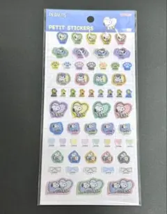 ぷっくりシール　スヌーピー　ピーナッツ