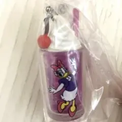 ディズニー　レトログラス　ミニチュアチャーム　ガチャ　デイジー