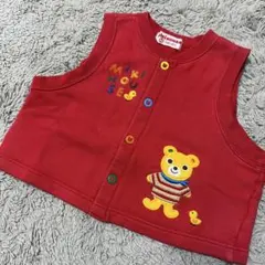 ミキハウス カラフル ぷっちー ベビー ベスト