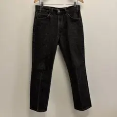 90's levi's 517 先染め　ブラックデニム