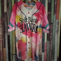 ソフトバンクホークス　ピンクフルデーTシャツ