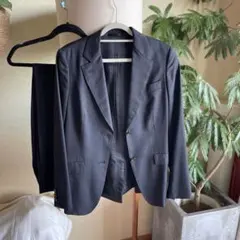 ユナイテッドアローズ　高級ウール　ブラックスーツ