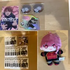 ブルロ展黒名蘭世ぱしゃこれアクリルブロック缶バッジステッカーポストカードぬい