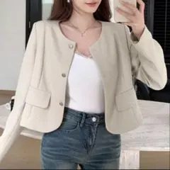 SHEIN クロップドジャケットのサムネイル