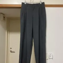 yohji yamamoto スラックス　グレー　２タックのサムネイル