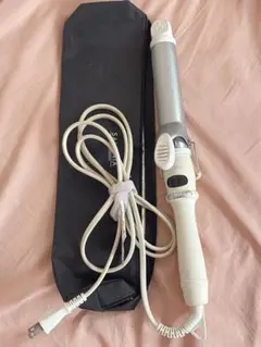 サロニア カールヘアアイロン ホワイト/シルバー