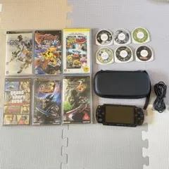PSP本体とゲームソフト2本セット映画4本セット - メルカリ