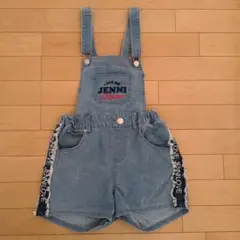 JENNI デニムオーバーオールショートパンツ