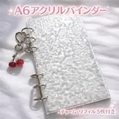 アクリルバインダー　リフィル　A6 saving 貯金 韓国　文具