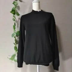 ZARA　ザラ　スタンドネックニット　Lサイズ ウールとアクリル混合素材