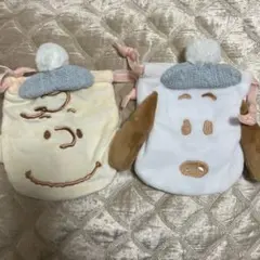 USJ ユニバ　スヌーピー　チャーリーブラウン　巾着　ポーチ