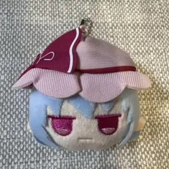 東方　ダイソー　レミリア・スカーレット　じとっと　フェイスぬいぐるみキーホルダー