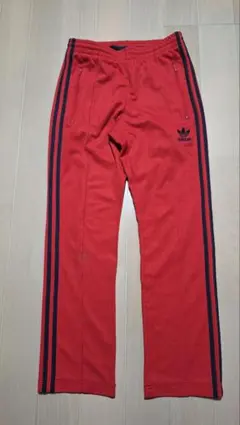 adidas　ジャージ パンツ レッド　F78141　メンズS