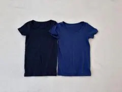 【送料無料】肌着 Tシャツ 2枚 ユニクロ ヒートテック 95 100 110