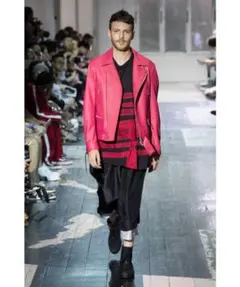 定価35,200円 18SS Yohji Yamamoto 丸半裾揺文プリントTのサムネイル