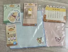 一番くじ　くまのプーさん　ミニフィギュア　ステッカー　ハンドタオル　特典付き