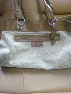 Coach ハンドバッグ ベージュ/ブラウン