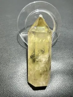 天然石 虹入り！ 大きい シトリン ポイント お得 ファントムシトリン 高品質