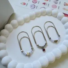 【セット購入専用】シルバーペーパークリップ バインダー貯金 Saving