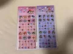 パワーパフガールズ タイルみたいなシール　２つセット