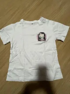 キャラクタープリント 半袖Tシャツ ホワイト2枚セット