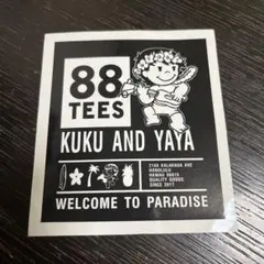 88 TEES KUKU AND YAYA ステッカー