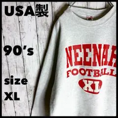 【USA製 90s】フルーツオブザルーム XL スウェット 両面 a2