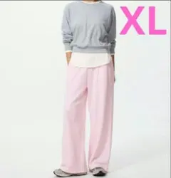 ユニクロ UNIQLO スウェットワイドパンツ 丈標準 XLサイズ