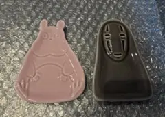 미사용 센과 치히로의 행방불명 豆皿 坊ネズミ カオナシ 陶器製 食器 セット