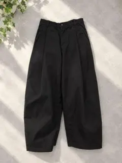 メンズ ブラック スラックス パンツ