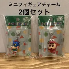 クレヨンしんちゃん　ミニフィギュアチャーム　アクション仮面　ワニ山さん　セット