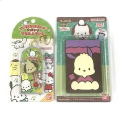 ポチャッコ チョコレート マスコットチャーム キャラパキミラー 2点