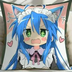 らき☆すた クッションカバー 猫耳メイドこなた