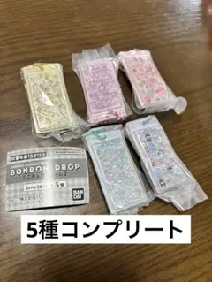 ボンボンドロップシール ミニチュアチャーム2 全５種コンプセット