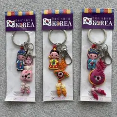韓国キーホルダー3個セット