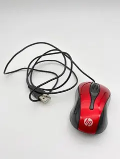 HP 有線USBマウス レッド 動作確認済のサムネイル