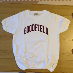 GOODFIELD ロゴプリント 半袖Tシャツ ホワイトのサムネイル