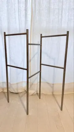 【コンパクト】折りたたみ式タオルハンガー