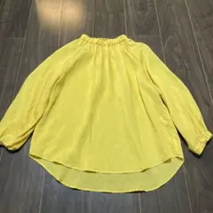 diagram イエローシフォンブラウス