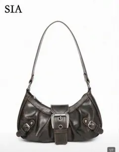 SHEIN レザーバック ブラウンのサムネイル