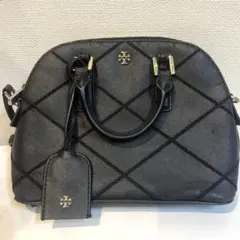 【希少！値下げ不可】トリーバーチ ロビンソンステッチ ショルダー 黒 付属品付き