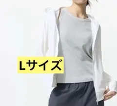 UNIQLO ユニクロ アメリカンスリーブブラタンクトップ L グレーブラトップ