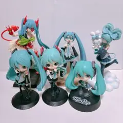 初音ミク シナモロール シナモン フィギュアQposket トゥーン まとめて