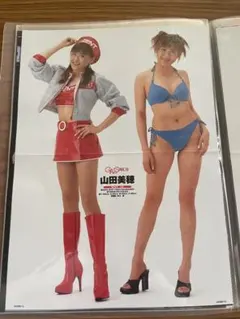 赤松寛子 ギャルズパラダイス 綴込みポスター レースクイーン 水着