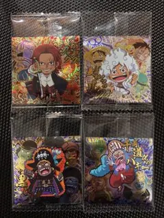 ワンピース　ウエハース　sgr　全4種　コンプ　まとめ売り　ルフィ　シャンクス