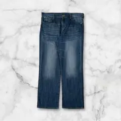 ストレート デニムパンツ メンズ ウエスト88 シンプル カジュアル