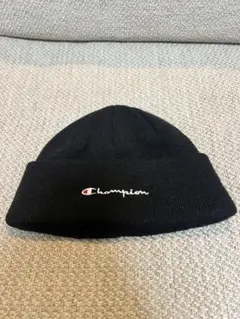 Champion ブラック ニット帽