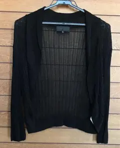 リブ カーディガン